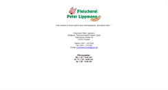 Desktop Screenshot of fleischerei-lippmann.de