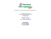 Tablet Screenshot of fleischerei-lippmann.de